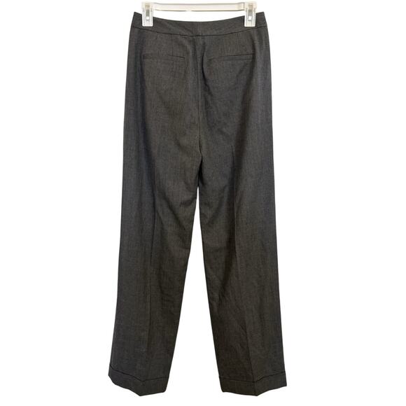 Lauren Ralph Lauren Pleated 100% Wool Twill Straight Pants Size 4 Black Label - Picture 3 of 9